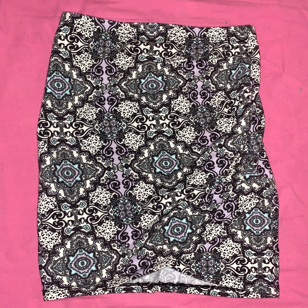 Layered Pencil Skirt